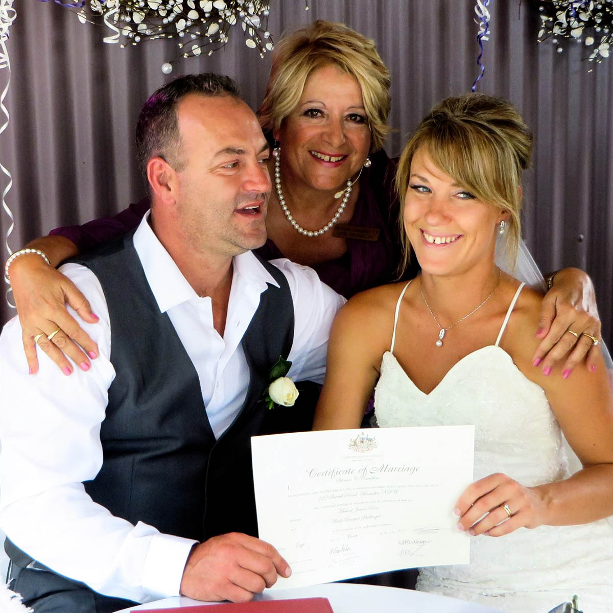 wedding of heidi and michael